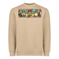 Mushroom Fall Gnomes Heavyweight Sweatshirt - Artiststas