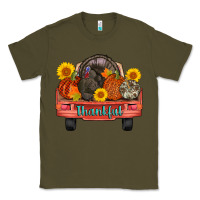Army Green thankful turkey truck Classic Tee - AdoDesignShop