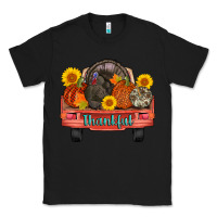 Black thankful turkey truck Classic Tee - AdoDesignShop