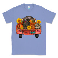 Colony Blue thankful turkey truck Classic Tee - AdoDesignShop