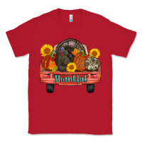 Red thankful turkey truck Classic Tee - AdoDesignShop