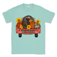 Seafoam thankful turkey truck Classic Tee - AdoDesignShop