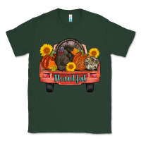 Sports Green thankful turkey truck Classic Tee - AdoDesignShop