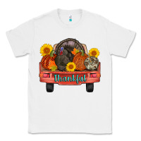 White thankful turkey truck Classic Tee - AdoDesignShop
