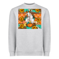 Heather Grey Goat family fall pumpkins gemstone Heavyweight Sweatshirt - Artiststas