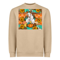 Mushroom Goat family fall pumpkins gemstone Heavyweight Sweatshirt - Artiststas