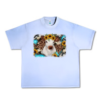 Grape Ice cowhide leopard calf Urban Heavy Tee - JahusDesignShop