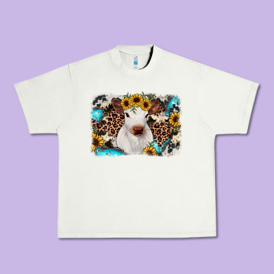 Cowhide Leopard Calf Urban Heavy Tee Designed By Jahusdesignshop