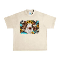Sandshell cowhide leopard calf Urban Heavy Tee - JahusDesignShop