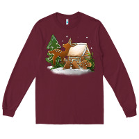 Burgundy Christmas cookies Long Sleeve Tee - Jasminsmagicworld