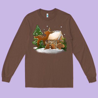 Christmas Cookies Long Sleeve Tee Designed By Jasminsmagicworld