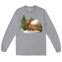 Heather Grey Christmas cookies Long Sleeve Tee - Jasminsmagicworld