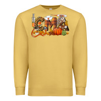 Antique Gold Fall CMA Certified Medical Assistant Premium Sweatshirt - LillyAllenDesigns