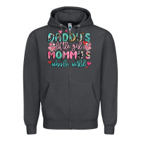 Smoke daddy's little girl mommy's whole world Zipper Hoodie - MaliasSmallBusiness