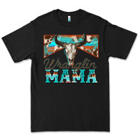 Black wranglin mama Premium Tee - Zillion Design Studio
