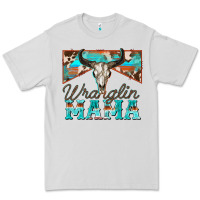 Dove Grey wranglin mama Premium Tee - Zillion Design Studio
