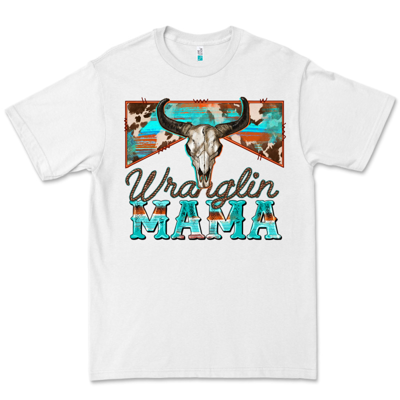 Wranglin Mama Premium Tee by Zillion Design Studio | Teevron