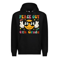 Black peace out 2024 4th grade Premium Hoodie - JahusDesignShop