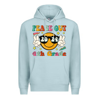 Blue Mist peace out 2024 4th grade Premium Hoodie - JahusDesignShop