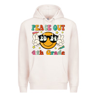 Pale Pink peace out 2024 4th grade Premium Hoodie - JahusDesignShop