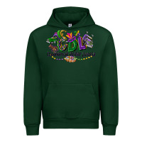 Forest Green cdl mardi gras Urban Hoodie - CowGirlArtShop