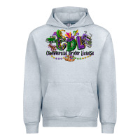 Heather Grey cdl mardi gras Urban Hoodie - CowGirlArtShop