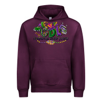 Mauve Wine cdl mardi gras Urban Hoodie - CowGirlArtShop