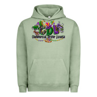 Pigment Oil Green cdl mardi gras Urban Hoodie - CowGirlArtShop