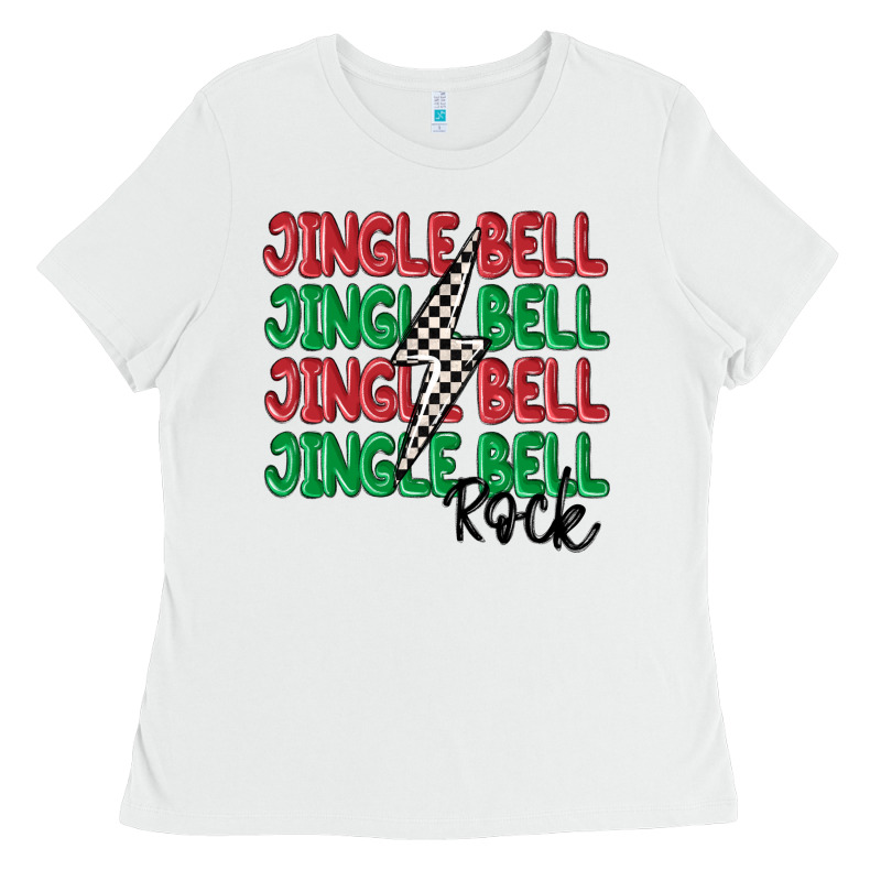 Jingle Bell Rock Ladies Tee by MaliasSmallBusiness | Teevron