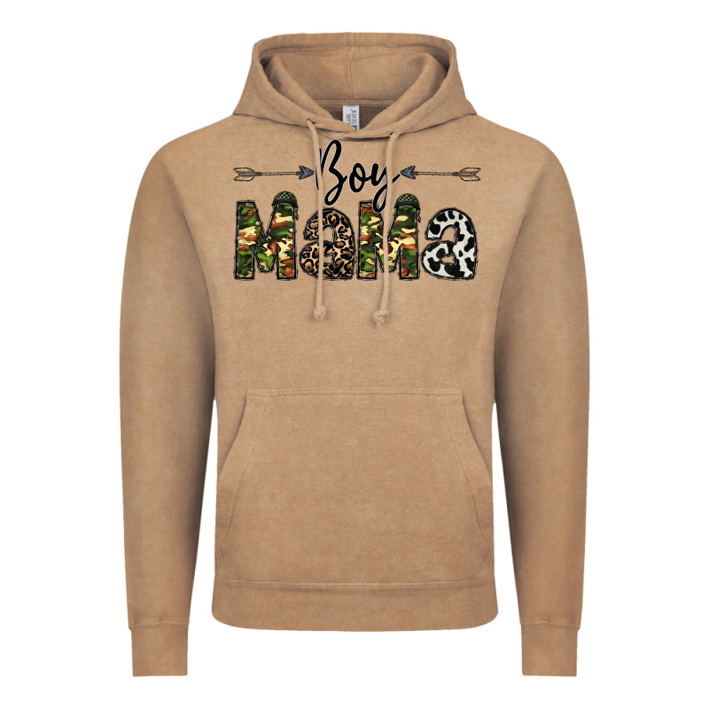Boy Mama Vintage Hoodie by CowhideDigitalArt | Teevron