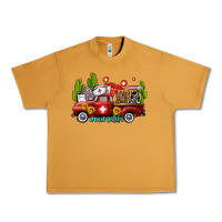 Peanut Butter ma medical assistant nurse truck with cactus and sunflowers Urban Heavy Tee - AdoDesignShop