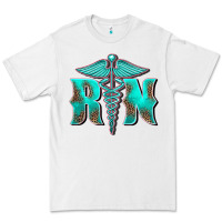White registered medical symbol nurse Premium Tee - BarkalooDesign