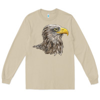 Mushroom American White Sea Eagle Head Long Sleeve Tee - LillyAllenDesigns