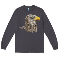 Smoke American White Sea Eagle Head Long Sleeve Tee - LillyAllenDesigns
