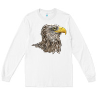White American White Sea Eagle Head Long Sleeve Tee - LillyAllenDesigns