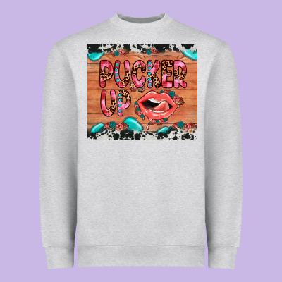 Pucker Up Heavyweight Sweatshirt Designed By Jahusdesignshop