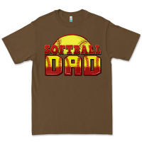 Cacao softball dad Premium Tee - Zillion Design Studio