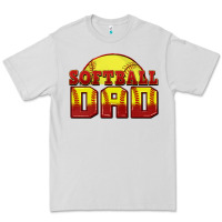 Dove Grey softball dad Premium Tee - Zillion Design Studio