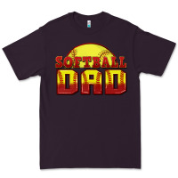 Plum softball dad Premium Tee - Zillion Design Studio