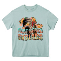Arona feathered indians Heavy Core Tee - texasbilliewilder