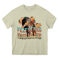 Mossy feathered indians Heavy Core Tee - texasbilliewilder
