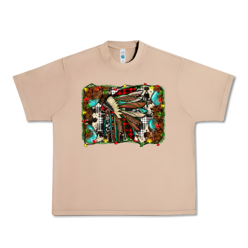 Christmas Indian Headdress Urban Heavy Tee by JahusDesignShop | Teevron
