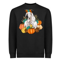 Black Goat family fall pumpkins gemstone Heavyweight Sweatshirt - Artiststas