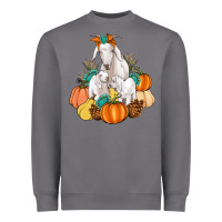 Storm Goat family fall pumpkins gemstone Heavyweight Sweatshirt - Artiststas