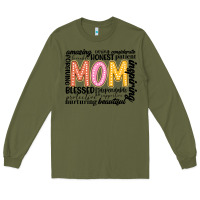 Army Green mom Long Sleeve Tee - JahusDesignShop