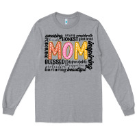 Heather Grey mom Long Sleeve Tee - JahusDesignShop