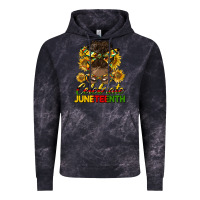 Cloud Black celebrate juneteenth black woman bun Vintage Hoodie - HRA Design Shop