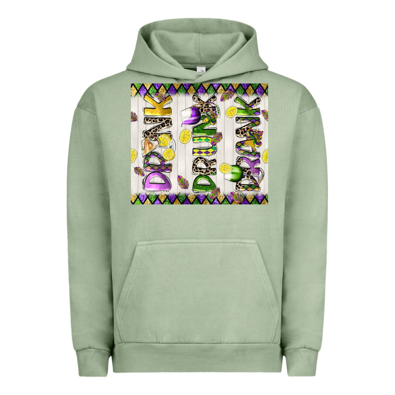 Drink Drunk Drank Tumbler 3 Urban Hoodie by CowGirlArtShop | Teevron