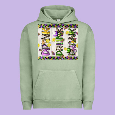 Drink Drunk Drank Tumbler 3 Urban Hoodie Designed By Cowgirlartshop