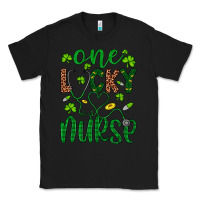 Black Leopard Glitter One Lucky Nurse Classic Tee - Artiststas